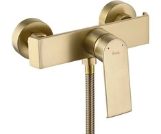 Dušo maišytuvo komplektas REA Hass, Brushed Gold