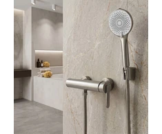 Dušo maišytuvo komplektas REA Ontario Side, Brushed Nickel