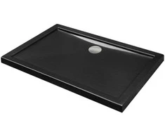 Dušo padėklas Besco Alpina SlimLine Stone Effect New, 100 x 80 x 5,5 cm