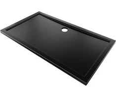Dušo padėklas Mexen Flow Slim, stačiakampis, 70 x 150 cm, Juodas matt