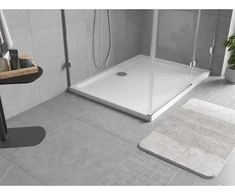 Dušo padėklas Mexen Flow Slim, stačiakampis, 80 x 120 cm, Baltas gloss