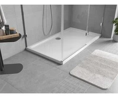 Dušo padėklas Mexen Flow Slim, stačiakampis, 75 x 150 cm, Baltas gloss