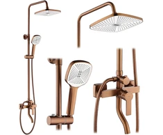 Dušo sistema REA Argus, Brushed Copper