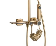 Dušo sistema REA Helix, Brushed Gold