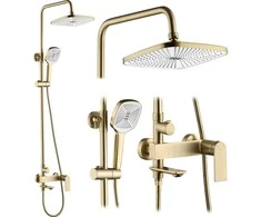 Dušo sistema REA Storm, Brushed Gold
