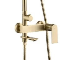 Dušo sistema REA Storm, Brushed Gold