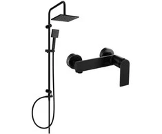 Dušo sistema su maišytuvu Mexen Tord Zero, Juodas