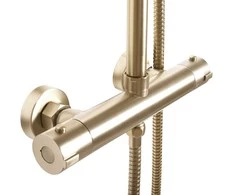 Dušo sistema su termostatu REA Bliss, Brushed Gold