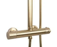 Dušo sistema su termostatu REA Tom, Brushed Gold