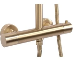 Dušo sistema su termostatu REA Vincent, Brushed Gold