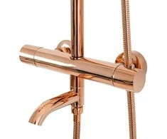 Dušo-vonios sistema su termostatu REA Lungo, Rose Gold