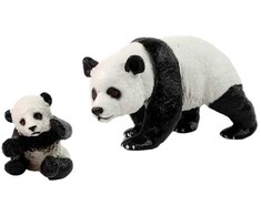 Dviejų figūrėlių rinkinys Panda su mažyliu