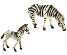 Dviejų figūrėlių rinkinys Zebras su jaunikliu