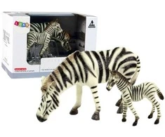 Dviejų figūrėlių rinkinys Zebras su jaunikliu