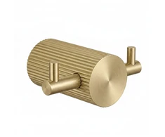 Dvigubas vonios kabliukas Rea Solo 64104A, Brushed Gold