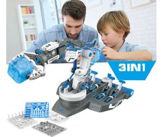 Edukacinis konstrukcinis rinkinys - Hidraulic robot arm 3in1, 220 el.