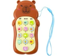 Edukacinis telefonas su šviesos ir garso efektais "Kapibara" ( 1 vnt.)