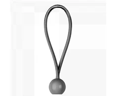Elastinė guma su burbuliuku Bradas BUNGEE CORD BALL, 20 cm, 10 vnt., balta