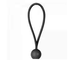 Elastinė guma su burbuliuku Bradas BUNGEE CORD BALL, 15 cm, 10 vnt., pilka
