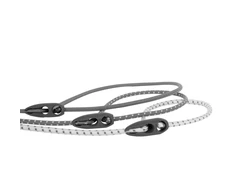 Elastinė tvirtinimo guma su kilpiniu spaustuku Bradas BUNGEE CORD REGULATED, 6 vnt.