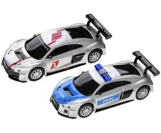 Elektrinė lenktynių trasa su kilpomis ir AUDI automobiliukais, 8 m