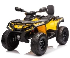 Elektrinis keturratis Quad Can Am Outlander 4x4 DK-CA005, geltonas