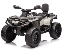 Elektrinis keturratis Quad Can Am Outlander 4x4 DK-CA005, pilkas