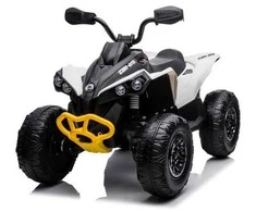 Elektrinis keturratis vaikams Quad CAN-AM Renegate, baltas