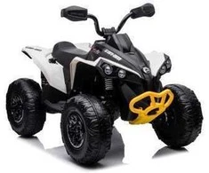Elektrinis keturratis vaikams Quad CAN-AM Renegate, baltas