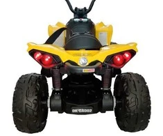 Elektrinis keturratis vaikams Quad CAN-AM Renegate, geltonas