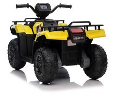 Elektrinis keturratis vaikams Quad JC915, geltonas