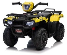 Elektrinis keturratis vaikams Quad JC915, geltonas