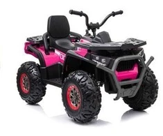 Elektrinis keturratis vaikams Quad XMX607, rožinis lakuotas