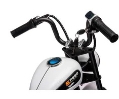 Elektrinis motociklas A9902 36V, baltas