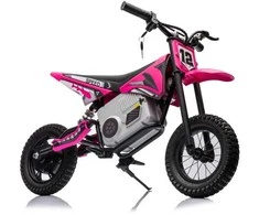 Elektrinis motociklas Cross Bike A9901 36V, rožinis