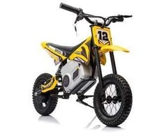 Elektrinis motociklas Cross Bike A9901 36V, geltonas