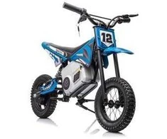 Elektrinis motociklas Cross Bike A9901 36V, mėlynas