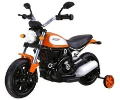 Elektrinis motociklas Street BOB, oranžinis