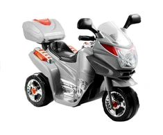 Elektrinis motociklas vaikams HC8051, sidabrinis