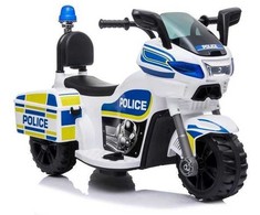 Elektrinis motociklas vaikams Police TR1912, baltas