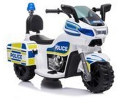 Elektrinis motociklas vaikams Police TR1912, baltas