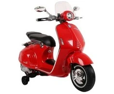 Elektrinis motoroleris vaikams Vespa GTS 300, raudonas