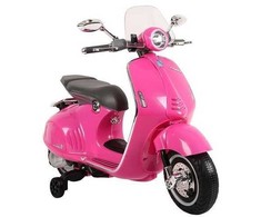 Elektrinis motoroleris vaikams Vespa GTS 300, rožinis