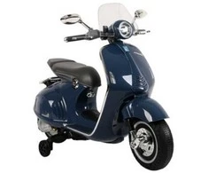 Elektrinis motoroleris vaikams Vespa GTS 300, mėlynas