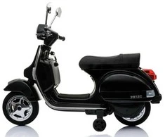 Elektrinis motoroleris vaikams Vespa, juodas