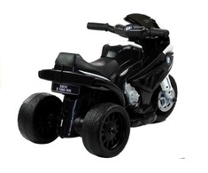Elektrinis triratis motociklas vaikams BMW S1000RR, juodas