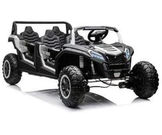 Elektromobilis Buggy A033 4x4 24V, baltas