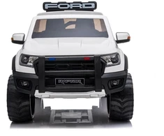Elektromobilis Ford Ranger Raptor Police DK-F150RP, baltas lakuotas