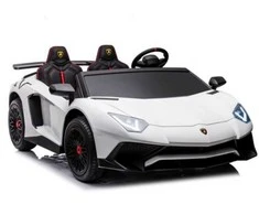 Elektromobilis Lamborghini XXL A8803 24V, baltas