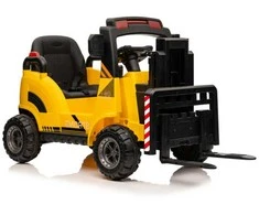 Elektromobilis šakinis krautuvas WH101, geltonas